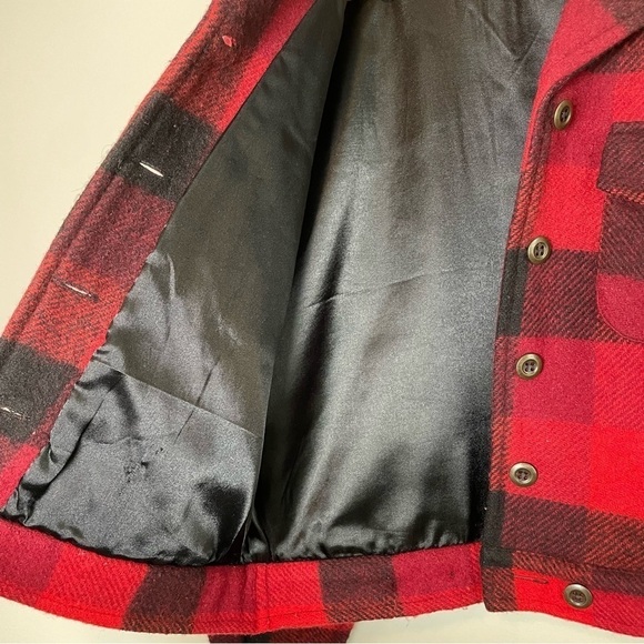 Vintage 90s Plaid Wool Blend Jacket Erika Classics - Picture 8 of 9